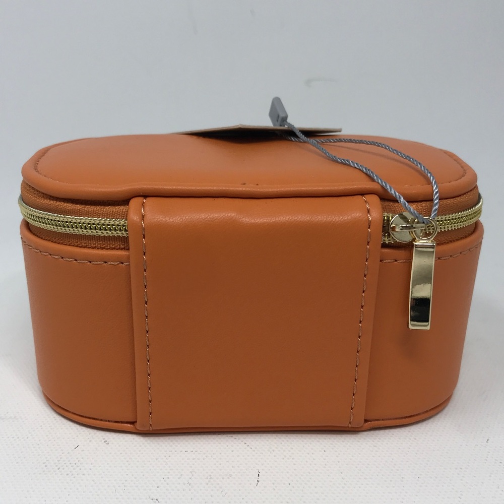 Louenhide Travel Jewellery Case, Travel Size - Orange/Light Gold - Picture 3 of 11